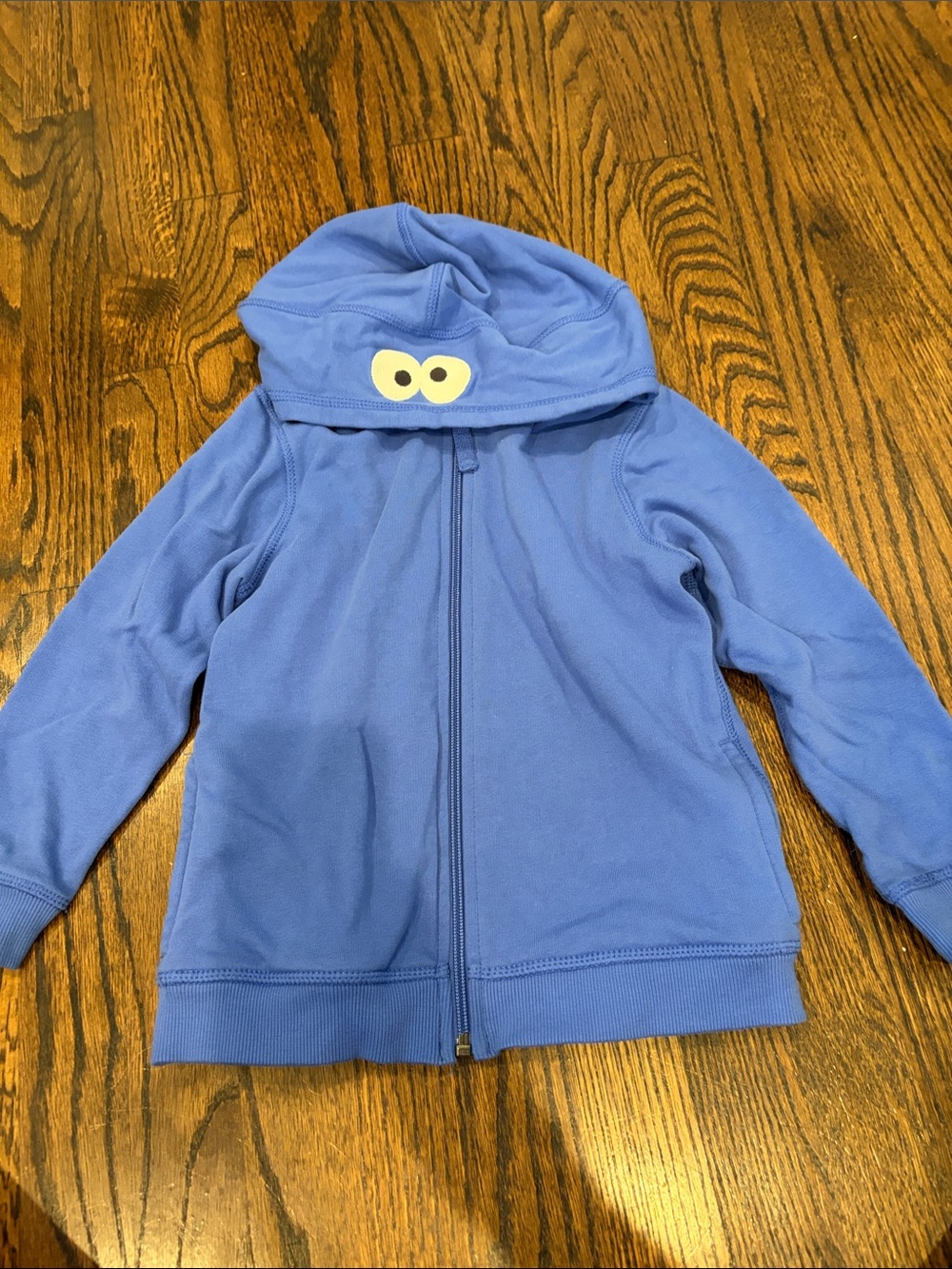 Hanna Andersson Cookie Monster zip up hoodie